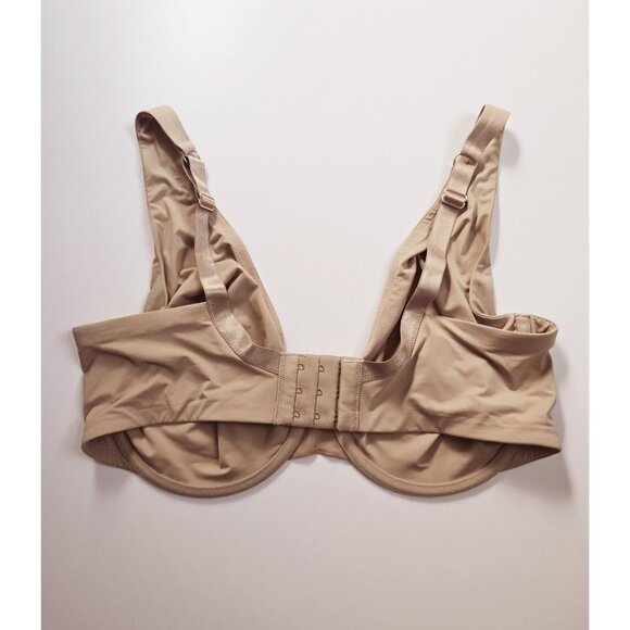 Thirdlove Second Skin Unlined Underwire Unpadded Taupe Tan Bra 36F - Picture 5 of 9